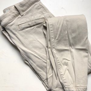 GAP khaki modern stretch skinny crop